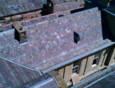 slate roof restoration, wynnstay hall